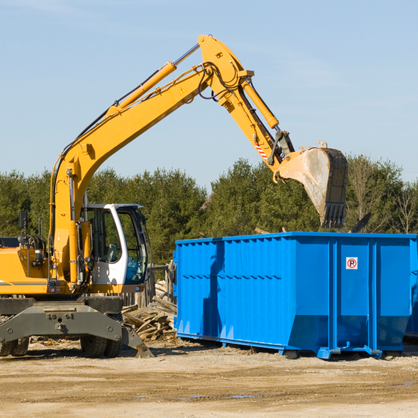 are there any restrictions on where a residential dumpster can be placed in Mount Zion IL